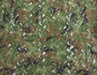 Тактична маскувальна, камуфляжна сітка Woodland 3*3м - зображення 2