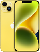 Smartfon Apple iPhone 14 128GB Żółty (MR3X3) - obraz 1