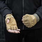 Тактичні Військові Рукавички Без Пальців Для Військових Койот Tactical Gloves PRO Coyot XL Безпалі Армійські Штурмові - зображення 4