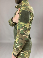 Військова тактична сорочка Убакс Tactic довгий рукав РІП-СТОП, бойова сорочка, мультикам 56 - зображення 4
