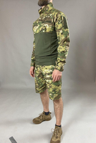 Військова тактична сорочка Убакс Tactic довгий рукав РІП-СТОП, бойова сорочка, мультикам 52 - зображення 3