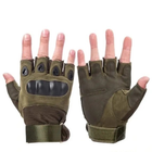 Тактические перчатки беспалые Oakley XL олива - изображение 2