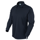 Тактическое поло с длинным рукавом Condor Performance Long Sleeve Tactical Polo 101120 Small, Синій (Navy)