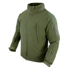 Тактическая утепленная куртка софтшелл с флисом Condor SUMMIT Soft Shell Jacket 602 XX-Large, Олива (Olive) - изображение 2