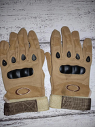 Тактичні рукавички Oakley XL койот - зображення 6