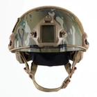 Каска шлем тактический защита FAST NIJ IIIA баллистический шлем кевларовый UKRDEF мультикам - изображение 5