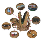 Армейский тактический рюкзак 48х26х26см, Песочный A10 - изображение 7