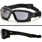 Захисні тактичні окуляри Pyramex балістичні стрілецькі окуляри маска з ущільнювачем i-Force XL (Anti-Fog) (amber) сірі (2АИФО-XL20) - зображення 1