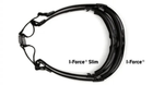 Защитные тактические очки Pyramex баллистические стрелковые очки маска с уплотнителем i-Force Slim Anti-Fog черные - изображение 7