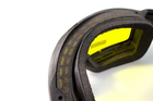 Защитные тактические очки Global Vision стрелковые очки маска с уплотнителем Ballistech-3 Anti-Fog, желтые - изображение 7