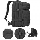 Рюкзак однолямочный MIL-TEC Assault 36 л черный (14059202) - изображение 4