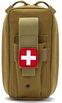 Невелика армійська аптечка сумка для медикаментів Edibazzar койот (199003) - зображення 5