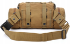 Тактическая армейская мужская сумка Molle Combat Sachet койот (205755) - изображение 7