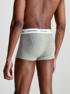 Набір трусів шорти Calvin Klein Underwear 3P Low Rise Trunk 0000U2664G-KS0 S 3 шт Сірий (8719853419472) - зображення 3