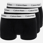 Набір трусів шорти Calvin Klein Underwear Trunk 3Pk 000NB1893A-001 XL 3 шт Чорний (8719115125059) - зображення 1
