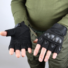 Тактические рукавицы Oakley без пальцев размер XL Черные - изображение 3