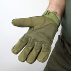 Тактические рукавицы Oakley полнопалые размер XL Олива - изображение 6