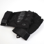 Тактические рукавицы Oakley без пальцев размер L Черные - изображение 6