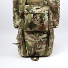 Рюкзак тактический каркасный 80 л Oxford 800D Мультикам - изображение 4