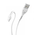 Дата та зарядний кабель Hoco x37 micro-USB швидкісний 2.4а білий