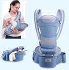 Хипсит, Эрго-рюкзак, кенгуру переноска Baby Carrier 6 в 1 Джинсовый (vol-1370)