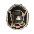 Каска шолом тактичний захист FAST NIJ IIIA балістичний шолом кевларовий UKRDEF мультикам - зображення 3