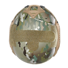 Каска шолом тактичний захист FAST NIJ IIIA балістичний шолом кевларовий UKRDEF мультикам - зображення 4