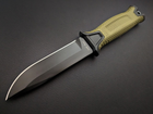 Нож нескладной Тактический Спецназа Daring Сверхпрочный клинок с креплением пол Молли - изображение 4