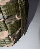 Подсумок утилитарный Сухарка, сумка тактическая Сухарка Пиксель с системой молли molle - изображение 4