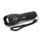 Фонарь ручной Watton WT-023 1LED Cree T6 3W 5 режимов ZOOM 18650/2800mAh 3AAA Black IP44