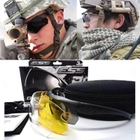 Очки тактические военные с диоптириями Crossbow + 3 линзы Kit 420-0489 Тактические защитные очки ТУРЦИЯ - изображение 2