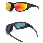 Захисні військові тактичні окуляри з поляризацією Daisy С9 Black + 4 комплекти лінз - зображення 4