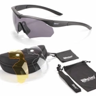 Защитные военные тактические очки Daisy C10 Black + 3 комплекта линз - изображение 1