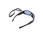 Захисні військові тактичні окуляри з діоптріями Daisy C6 Black + 4 комплекти лінз - зображення 5
