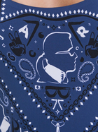 Купальник закритий жіночий Karl Lagerfeld KL21WOP09 S Синій (8051884144160) - зображення 4