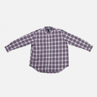 Сорочка жіноча GANT Flannel Check Relaxed Shirt 4300052 42 Біла (7325705876587) - зображення 4