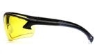 Защитные тактические очки Pyramex баллистические открытые стрелковые очки Pyramex Venture-3 (amber) желтые - изображение 4