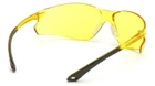 Защитные тактические очки Pyramex баллистические стрелковые очки Itek (amber) желтые MIL-PRF - изображение 5