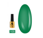 Гель-лак F.O.X. Spectrum Gel Vinyl 105 яскравий зелений 7 мл