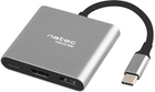 USB-C хаб NATEC Fowler Mini HDMI+USB Type-A+USB Type-C (NMP-1607) - зображення 1