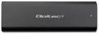Зовнішня кишеня Qoltec для SSD 2.5" SATA USB Type-C 3.1 Black - зображення 2