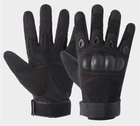 Перчатки мужские тактические с костяшками и закрытыми пальцами 4623 L Черный - изображение 3