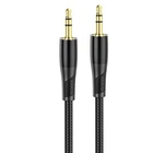 Кабель Hoco Transparent Discovery Edition AUX audio cable UPA25 |1M| черный