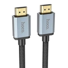 Кабель HOCO HDTV 2.0 Male to Male 4K HD data cable US03 (L=2m) черный