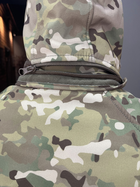 Куртка тактична зимова Softshell Wolftrap Мультикам 3XL - зображення 9