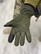 Зимние перчатки enigma lux сенсорные олива L - изображение 6