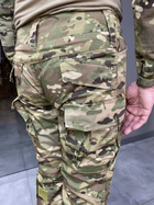 Штани тактичні Yakeda Combat, Мультикам, розмір XL, з пазами під наколінники, військові штани - зображення 8