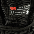 Чоловічі черевики тактичні військові M-Tac Thinsulate Black зимові протиковзкі, берці чорні армійські - зображення 9