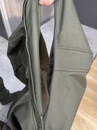 Куртка флисовая тактическая Softshell Олива M - изображение 4