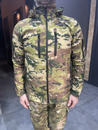 Куртка флісова тактична Squad Softshell Мультикам 2XL - зображення 1